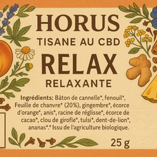 Horus Tisane au CBD RELAX