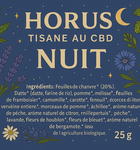 Horus Tisane au CBD NUIT