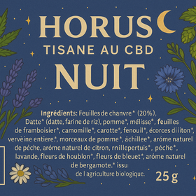 Horus Tisane au CBD NUIT