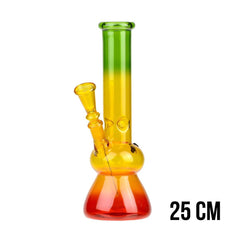 BANG EN VERRE RASTA BUBBLE BEAKER 25CM