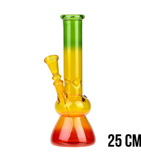 BANG EN VERRE RASTA BUBBLE BEAKER 25CM