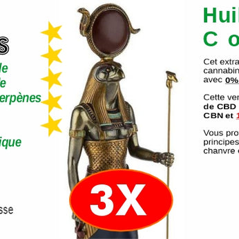 Huile 3X ( CBD CBN CBG ) Horus