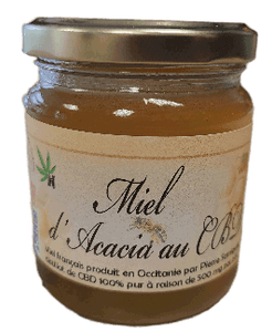 Miel d'Acacia au CBD (250g / 500mg)