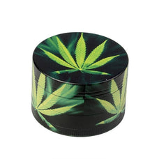 Grinder Green Leaf 4 parties 50mm