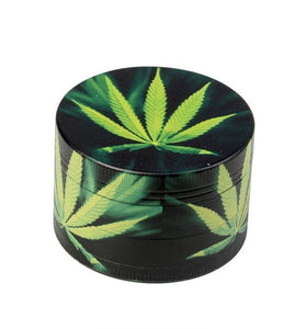 Grinder Green Leaf 4 parties 50mm