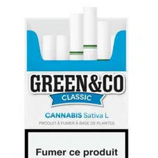 Cigarette CBD pré-roulées Green & Co Classic