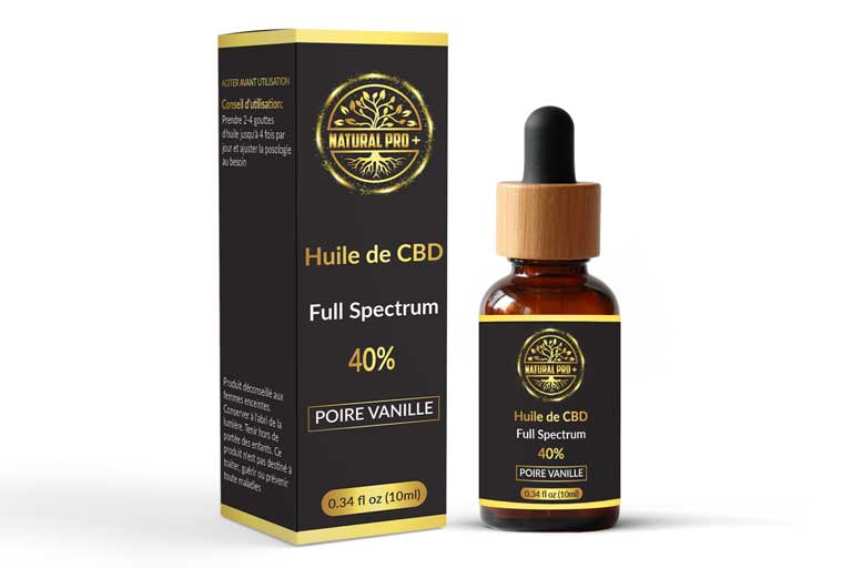 Huile CBD 40% Poire Vanille NP+ - HoRuS - Boulogne sur Gesse - Midi Pyérénées - Isle en Dodon - Saint Gaudens