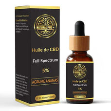 Huile CBD 5% Agrumes Ananas NP+ - HoRuS - Boulogne sur Gesse - Midi Pyérénées - Isle en Dodon - Saint Gaudens
