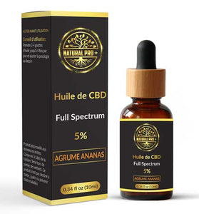Huile CBD 5% Agrumes Ananas NP+ - HoRuS - Boulogne sur Gesse - Midi Pyérénées - Isle en Dodon - Saint Gaudens