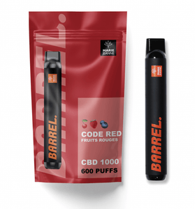Le Barrel Puff 1000mg CBD Fruits rouges - HoRuS - Boulogne sur Gesse - Midi Pyérénées - Isle en Dodon - Saint Gaudens