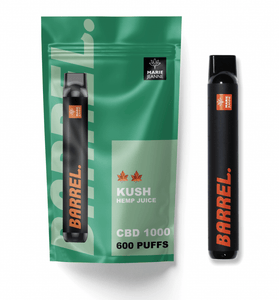 Le Barrel Puff 1000mg CBD Kush - HoRuS - Boulogne sur Gesse - Midi Pyérénées - Isle en Dodon - Saint Gaudens